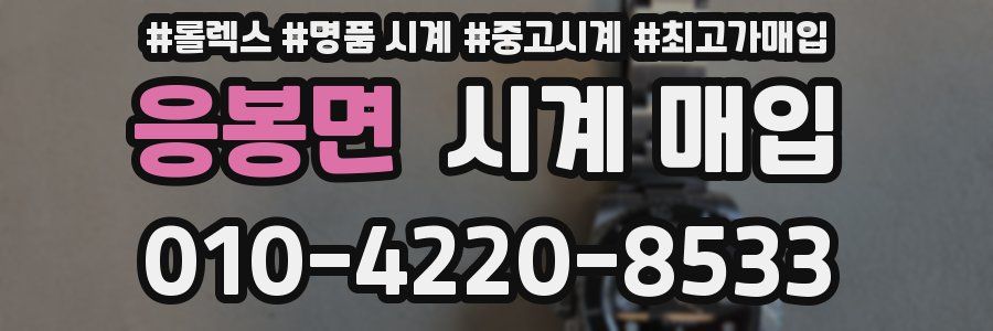 응봉면 시계 매입