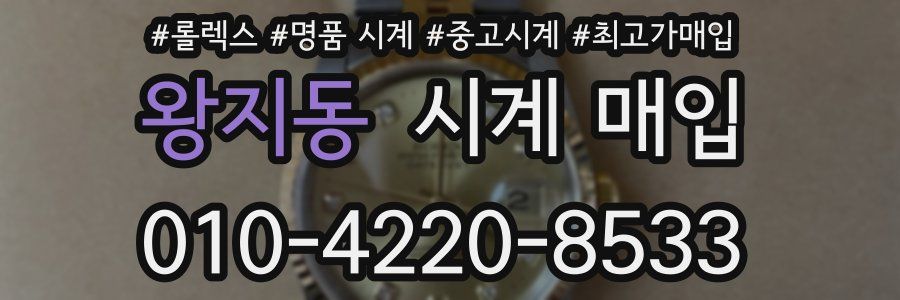 왕지동 시계 매입