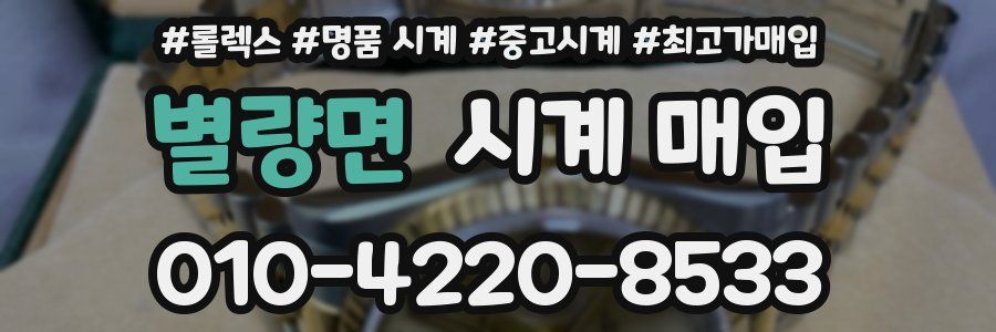 별량면 시계 매입