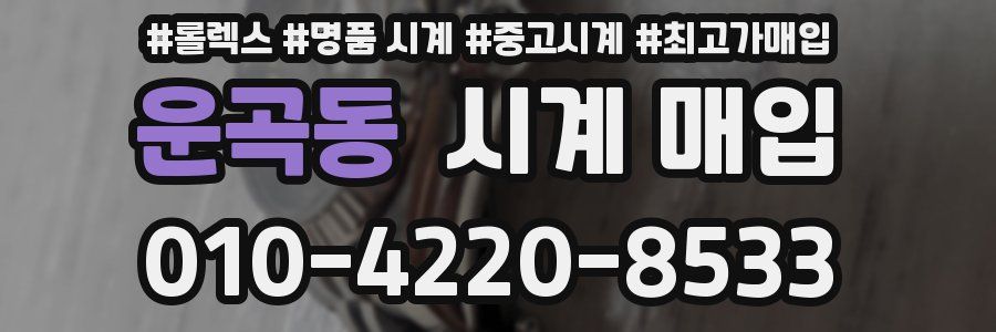 운곡동 시계 매입