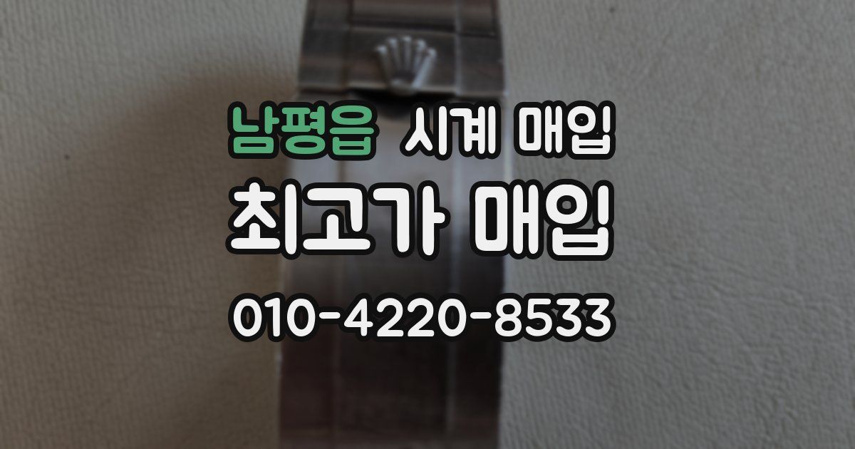 남평읍 시계 매입