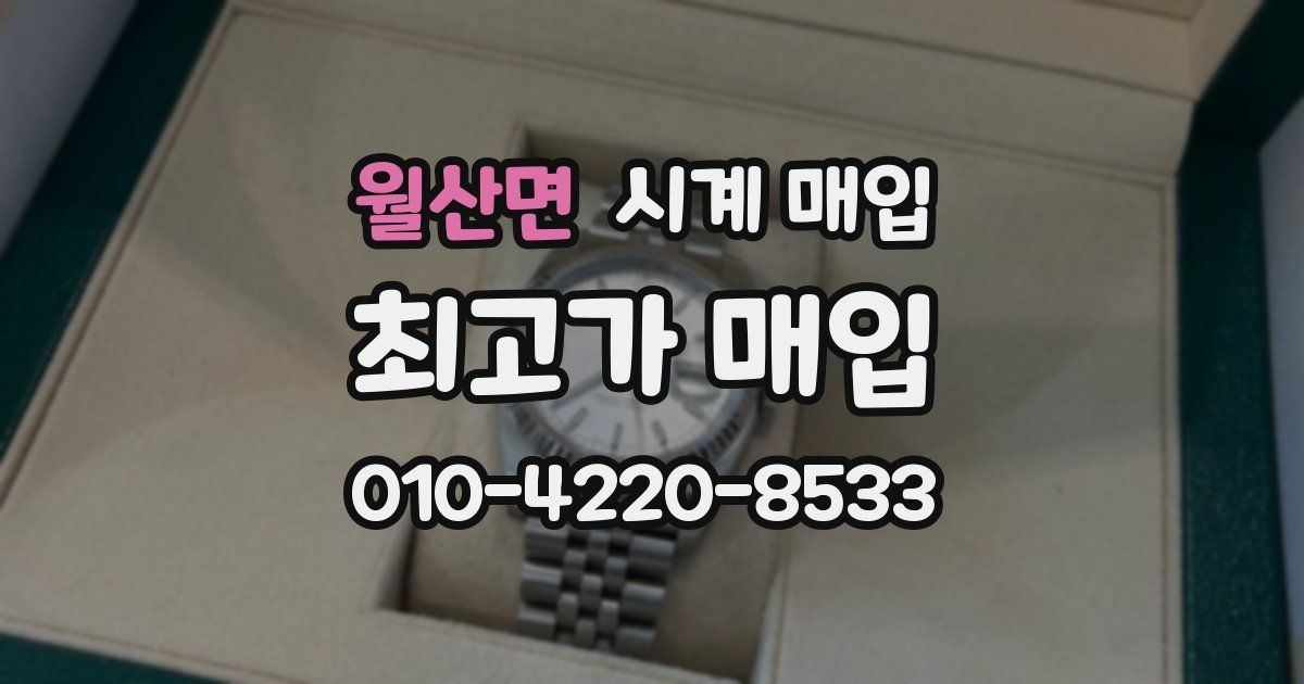 월산면 시계 매입