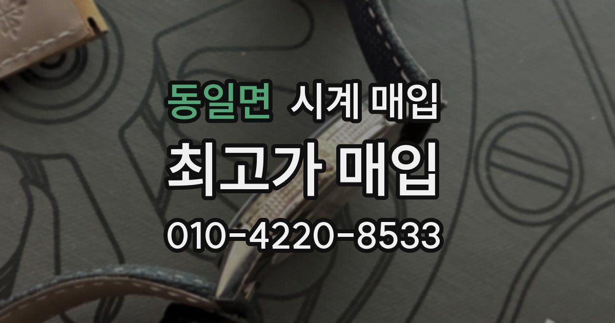 동일면 시계 매입