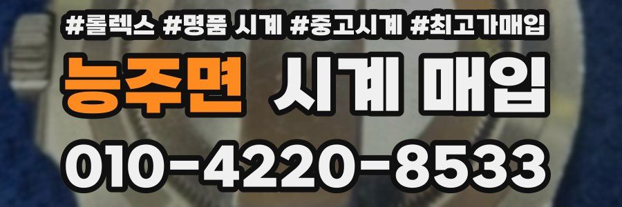 능주면 시계 매입