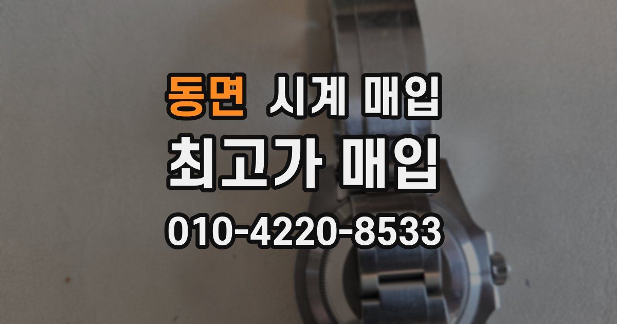 동면 시계 매입