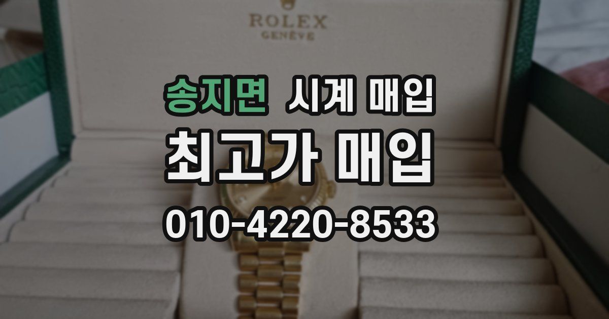 송지면 시계 매입