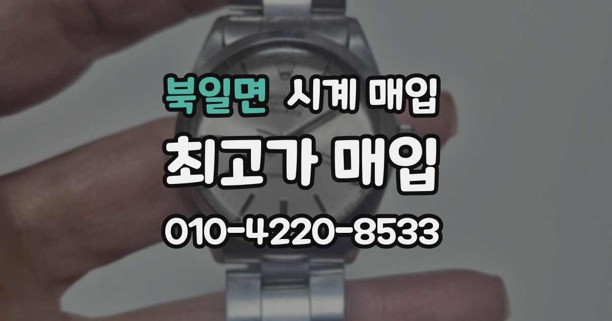 북일면 시계 매입