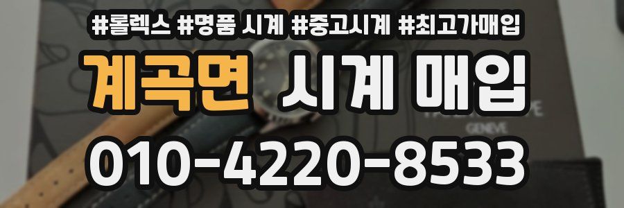계곡면 시계 매입