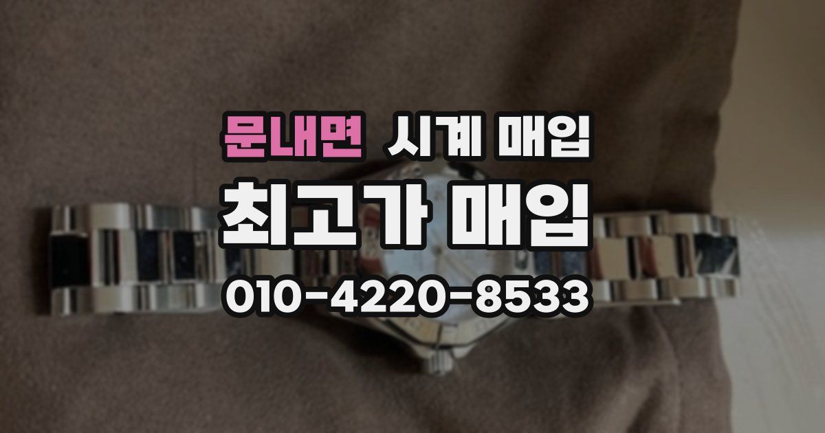 문내면 시계 매입