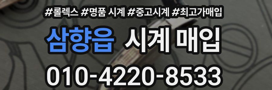 삼향읍 시계 매입