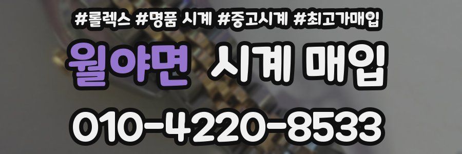 월야면 시계 매입