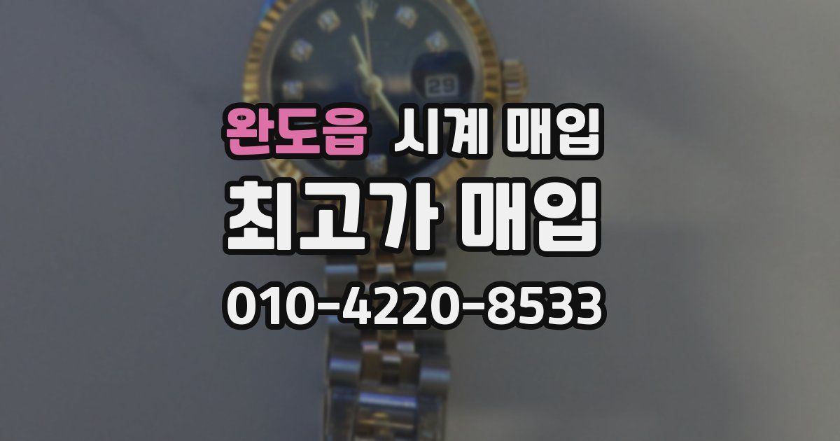 완도읍 시계 매입