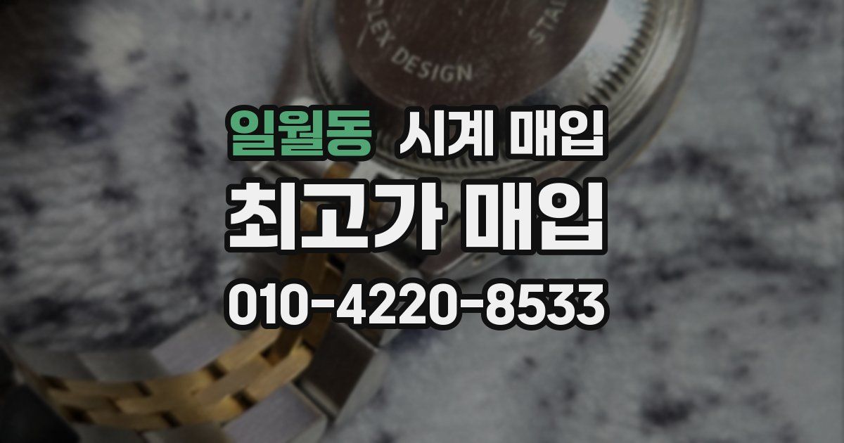 일월동 시계 매입