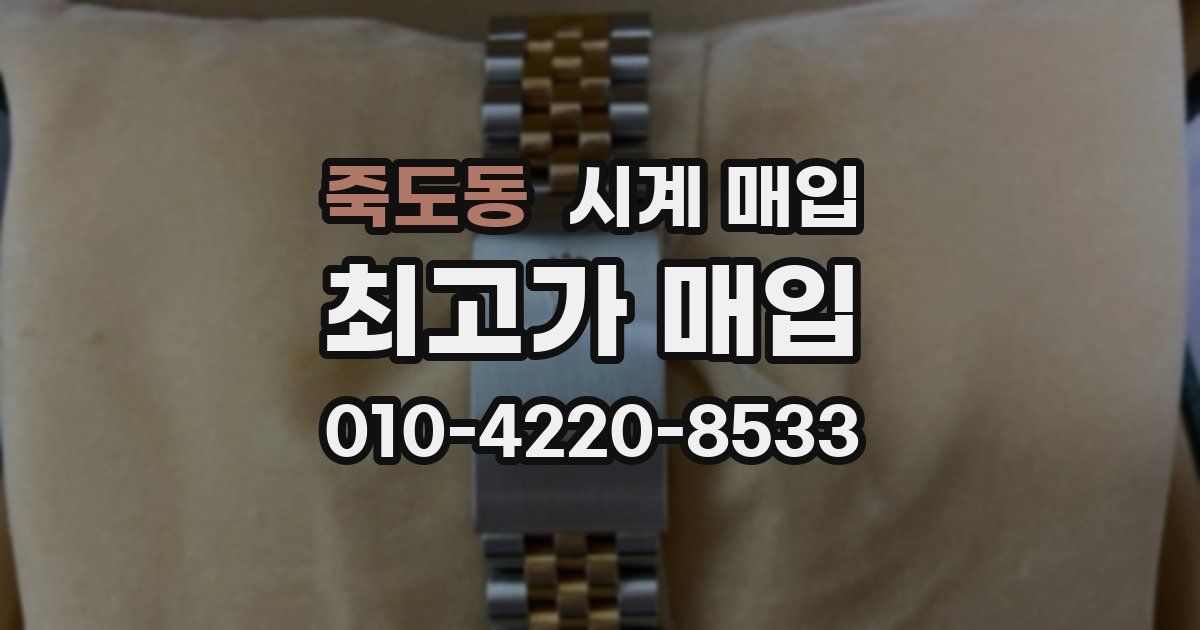 죽도동 시계 매입