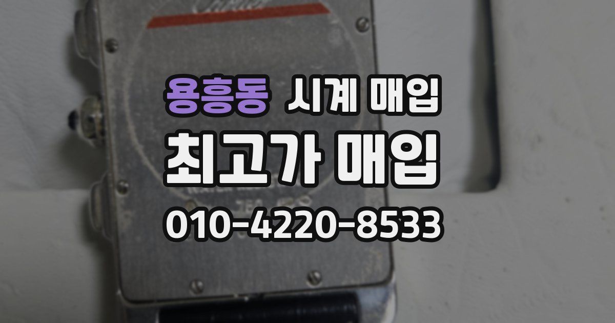 용흥동 시계 매입
