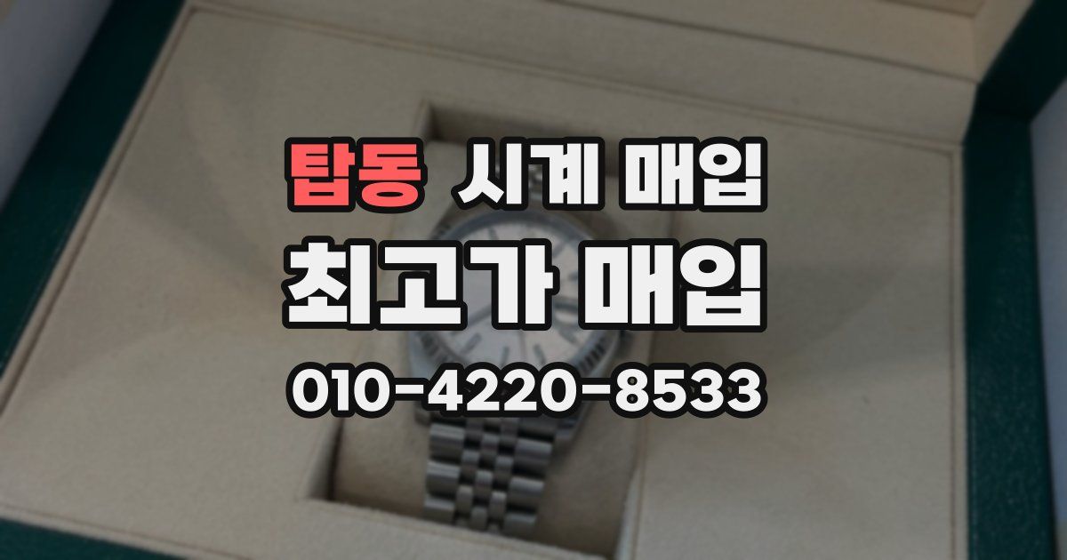 탑동 시계 매입