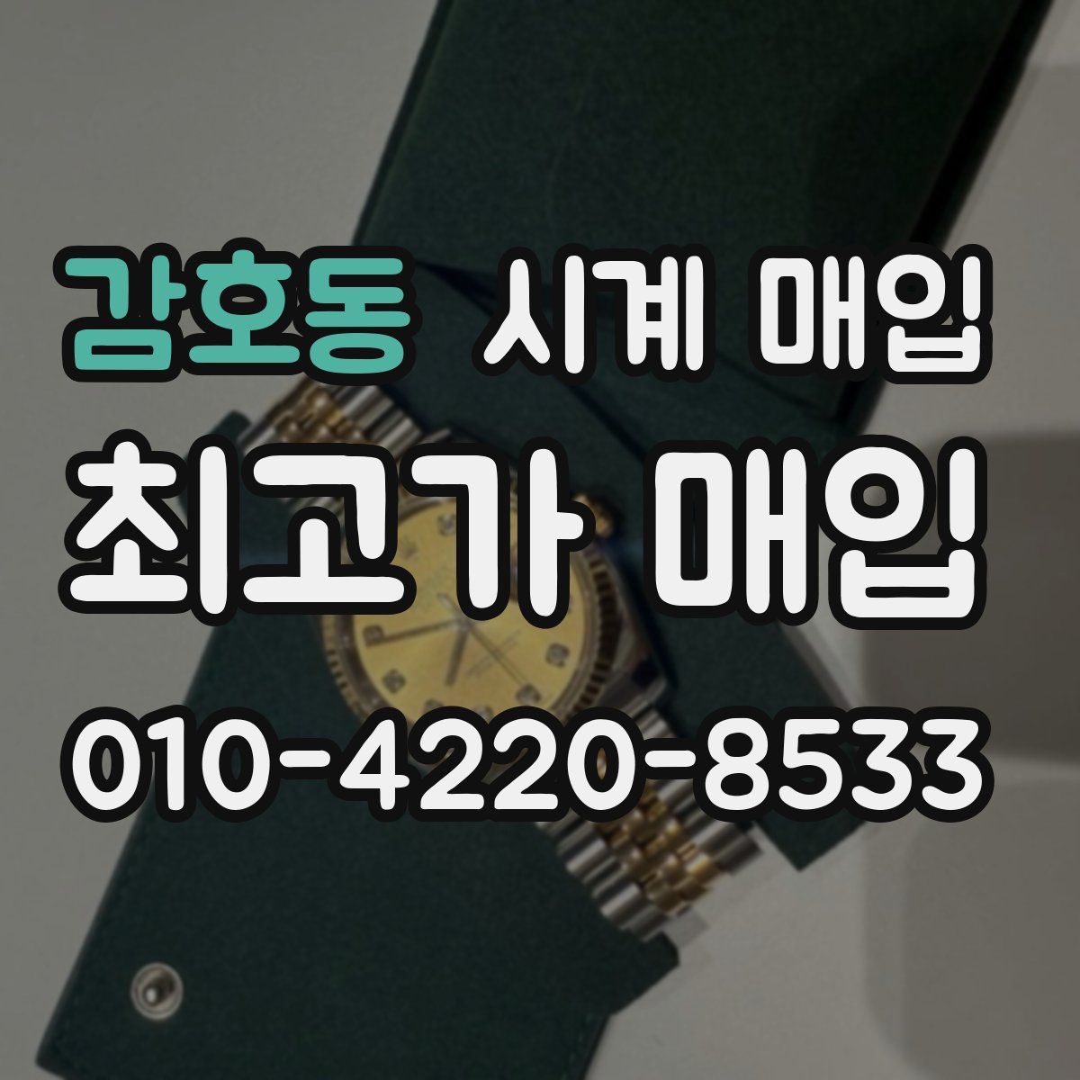 감호동 시계 매입