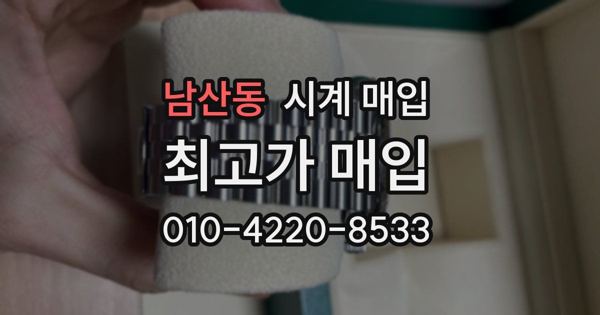 남산동 시계 매입