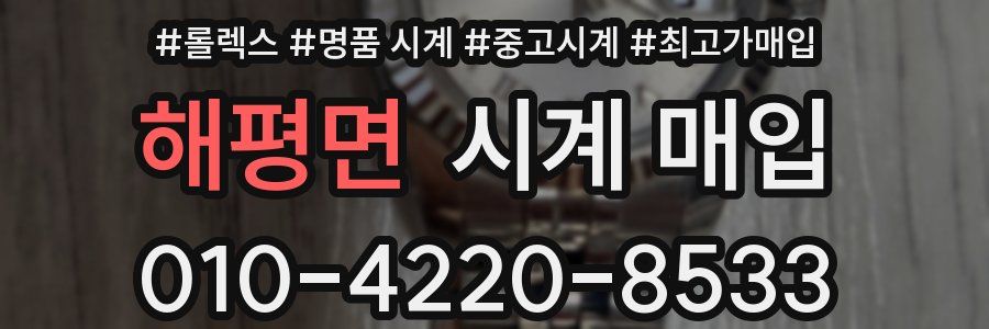 해평면 시계 매입