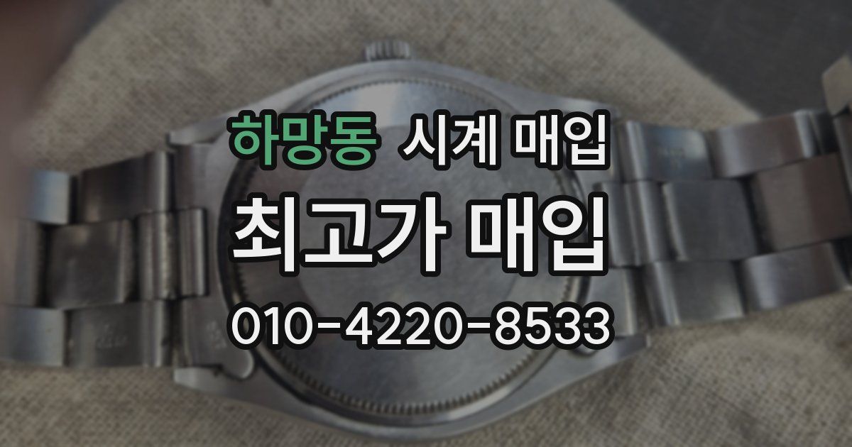 하망동 시계 매입