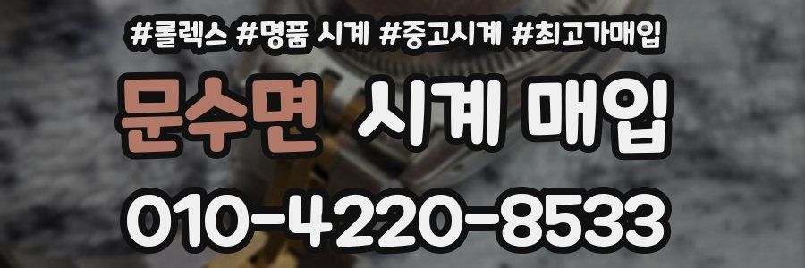 문수면 시계 매입