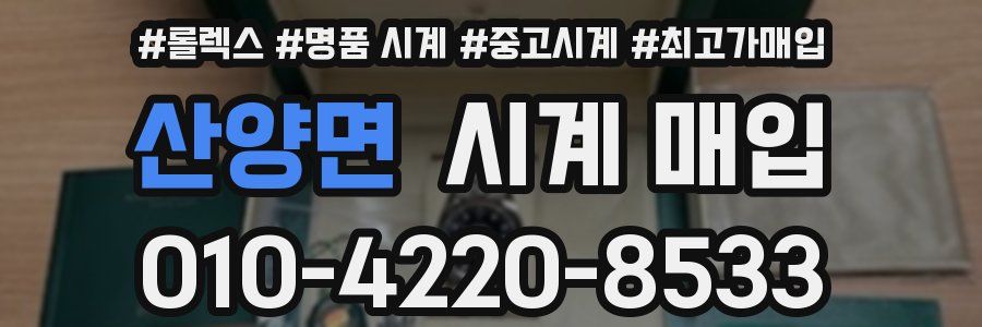 산양면 시계 매입