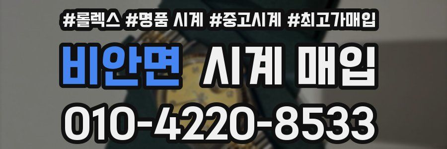 비안면 시계 매입