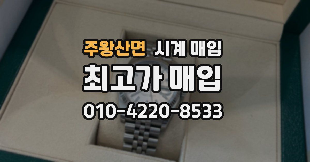 주왕산면 시계 매입