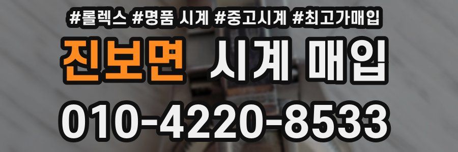 진보면 시계 매입