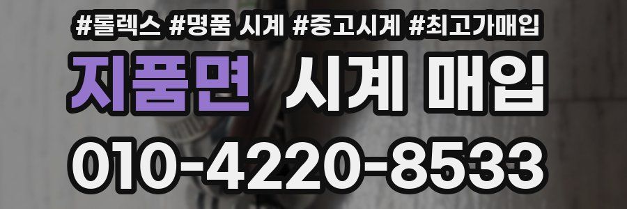 지품면 시계 매입