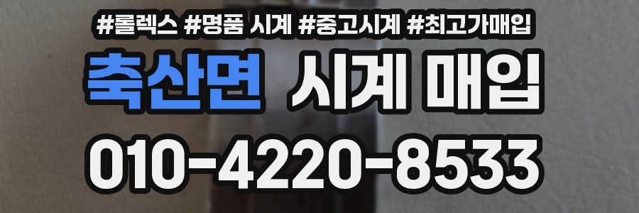 축산면 시계 매입
