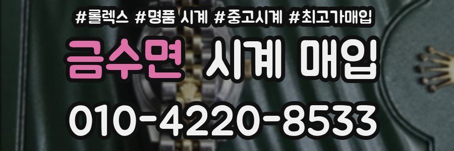 금수면 시계 매입