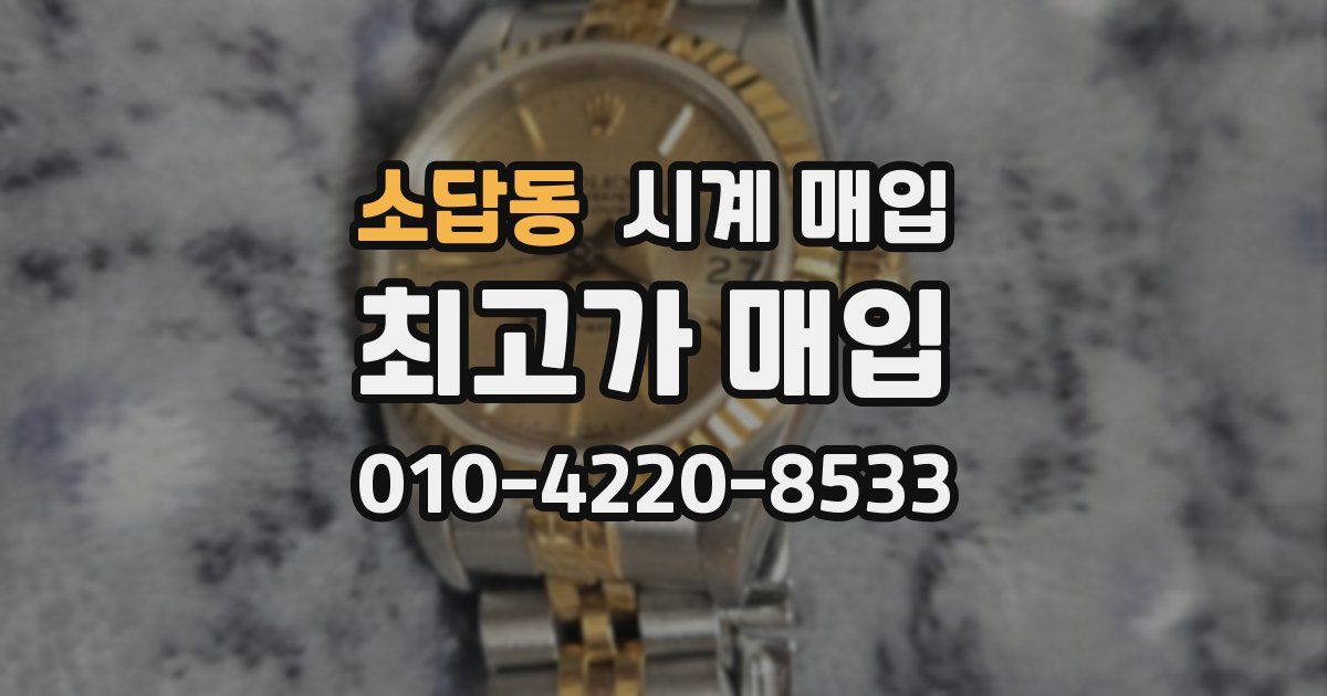 소답동 시계 매입