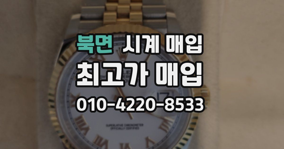 북면 시계 매입