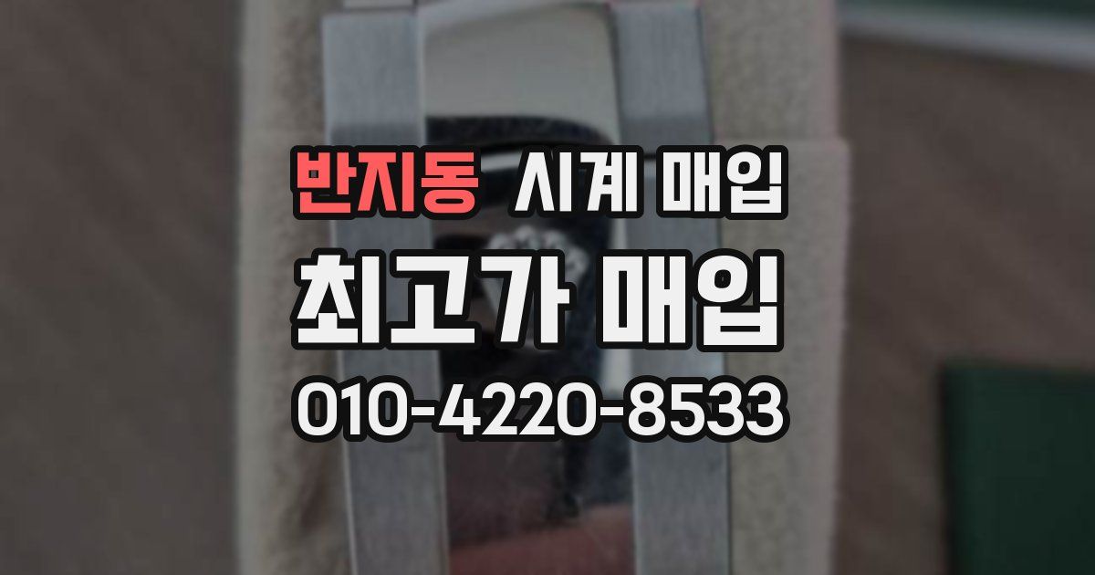 반지동 시계 매입