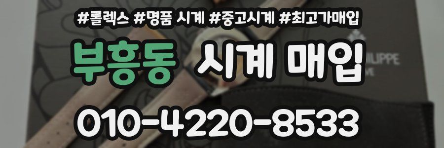 부흥동 시계 매입