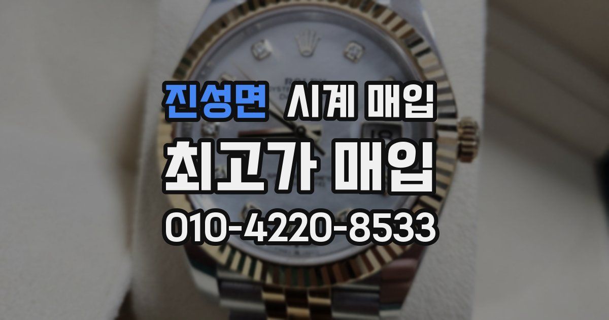 진성면 시계 매입