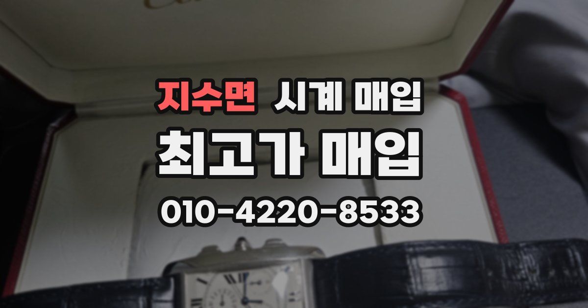 지수면 시계 매입