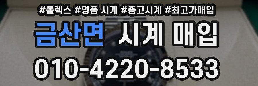 금산면 시계 매입