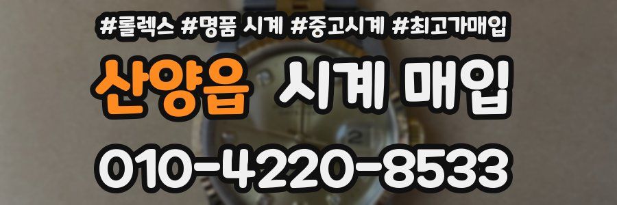 산양읍 시계 매입