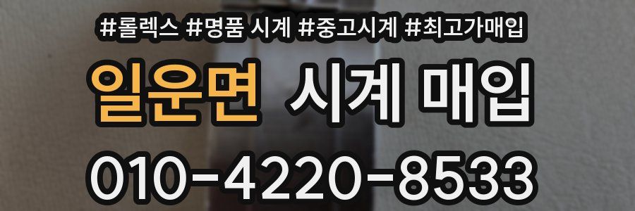 일운면 시계 매입