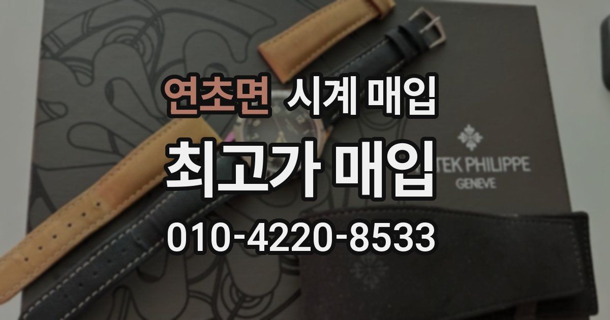 연초면 시계 매입