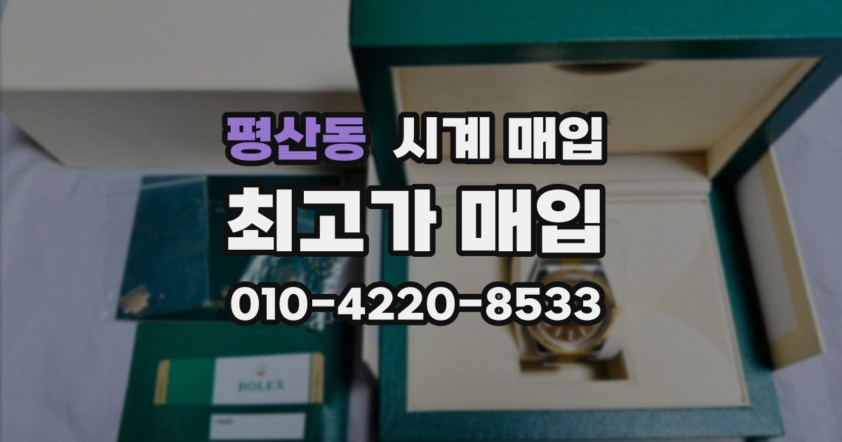 평산동 시계 매입