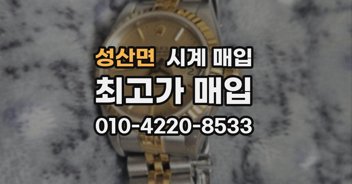 성산면 시계 매입