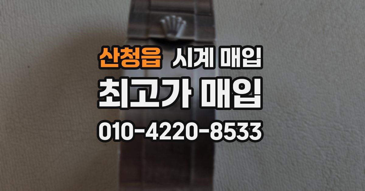 산청읍 시계 매입