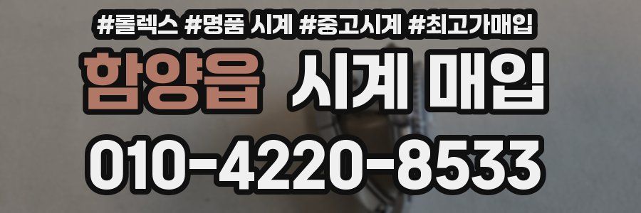 함양읍 시계 매입