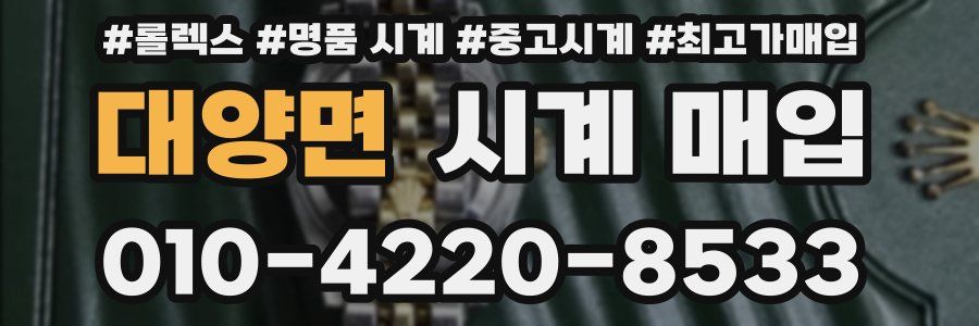 대양면 시계 매입