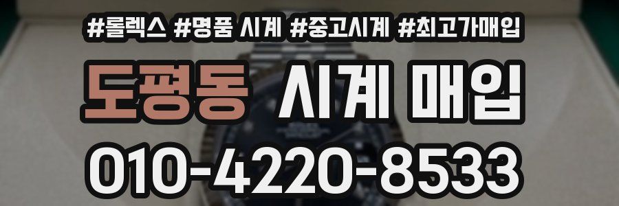도평동 시계 매입