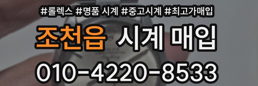 조천읍 시계 매입