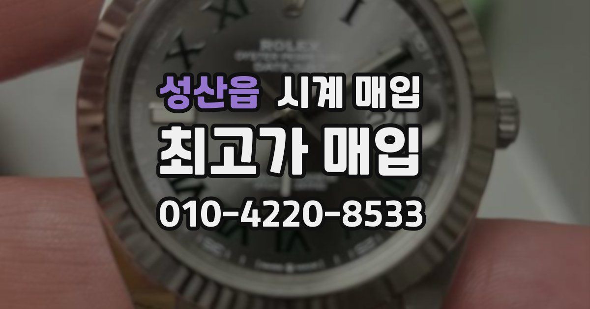 성산읍 시계 매입